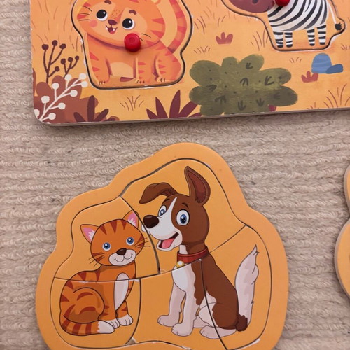 Pack of 7 baby puzzles like new