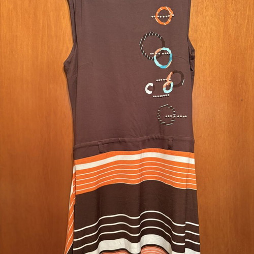 Summer dress like new, brown, size XL fitting smaller