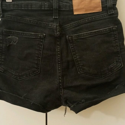H&M shorts used, high waist, black, XS
