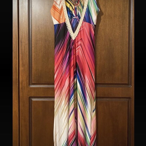 Summer dress like new, multicolored, one size