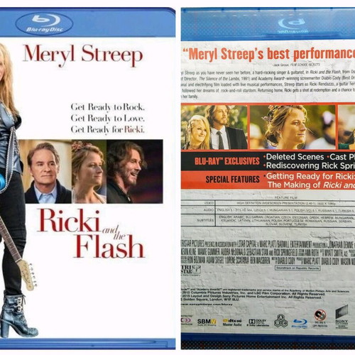 Ricki and the Flash Blu-ray like new, Greek subtitles