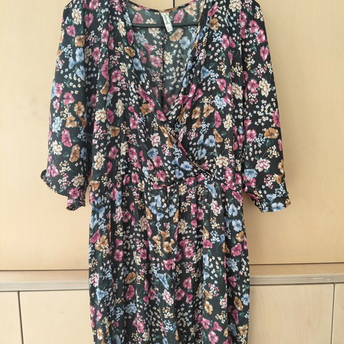 Stradivarius Floral Playsuit Large Like New