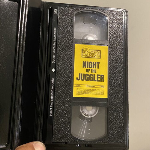Night of the Juggler VHS tape