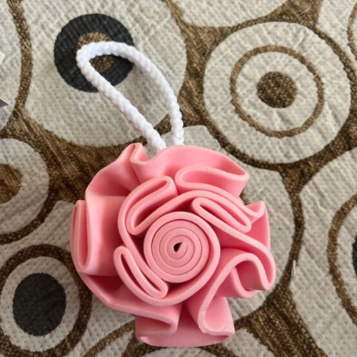 Bath fizzer and rose sponge gift set new