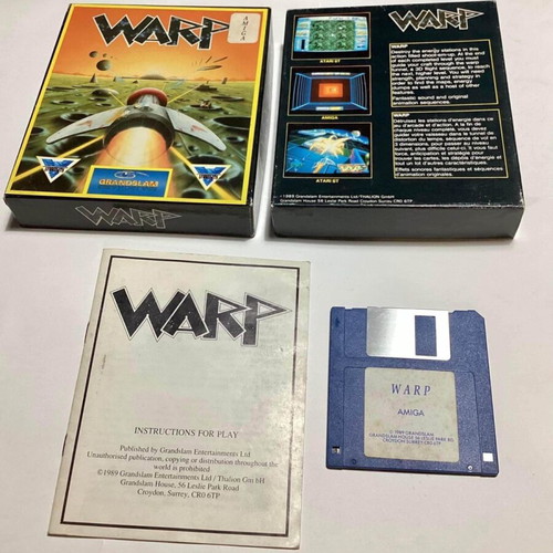 Amiga Warp used with manual, untested