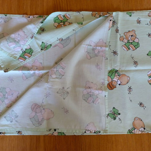 Duvet cover set with pillowcase and sheet like new, 100% cotton