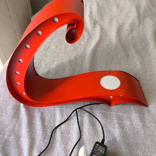 Design LED lamp used, red, modern style