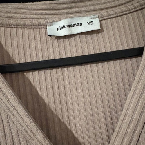 Crop top Pink Woman beige, new, size XS