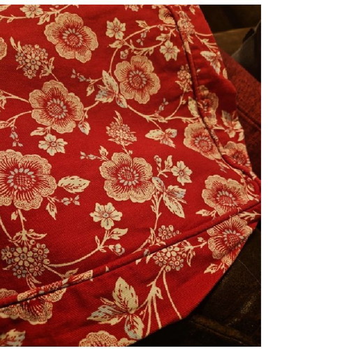 Jennylund armchair cover floral red like new