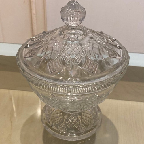Vintage glass and crystal decorations like new, 1960-1970 era