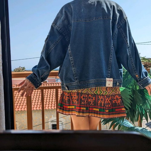 True Religion oversized μπουφάν μεταχειρισμένο, μπλε