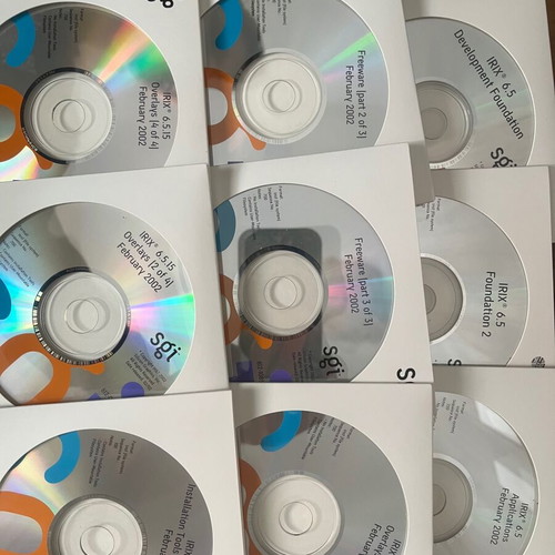 Sgi Silicon Graphics Irix 6.5.15 collection 2002 like new