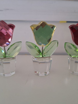 Swarovski Tulip crystal decorative collectible like new