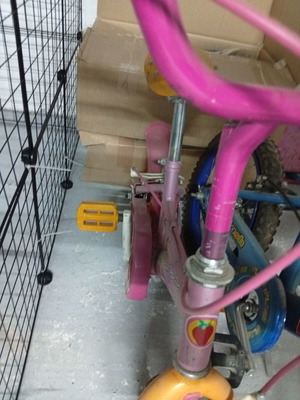 BMX детски велосипед употребяван, розов, нуждае се от боядисване