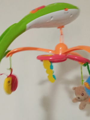 Fisher Price Mobile like new with soft music and moving ceiling figures
