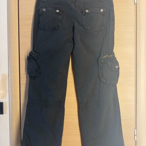 Cargo pants unisex new, size 33, black stonewashed