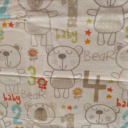 Nef nef crib sheet set like new with teddy bears