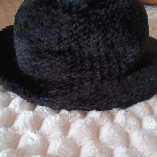 Hat black size M new