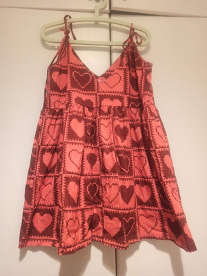 Karavan Hearts set, red and pink
