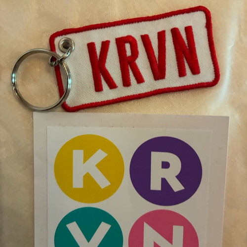Karavan keychain with sticker gift