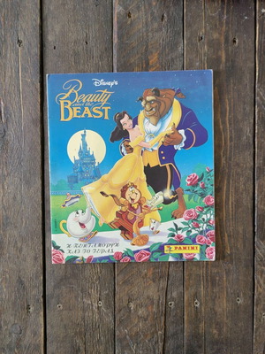 Panini Beauty and the Beast sticker album used with stickers