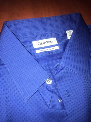 Calvin Klein πουκάμισο 48 15,5 μπλε