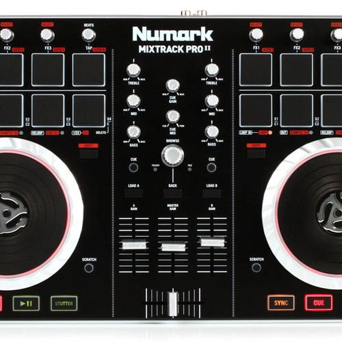 Numark Mixtrack Pro 2 DJ controller used, fully functional
