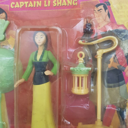 Mulan Captain Li Shang figure used, Disney 1997