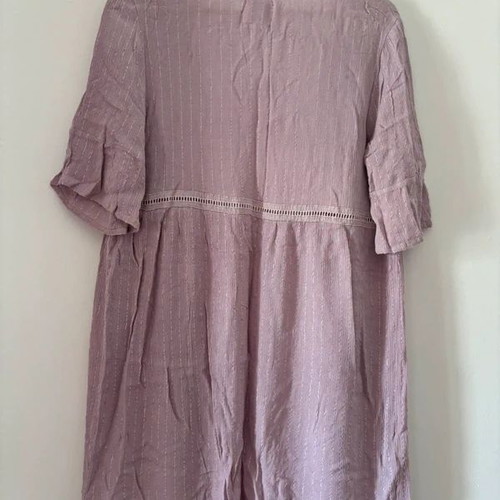 Achilleas Accessories kaftan, purple lilac with embroidery