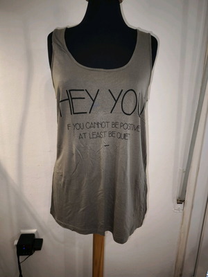 Makó sleeveless khaki shirt used, size M