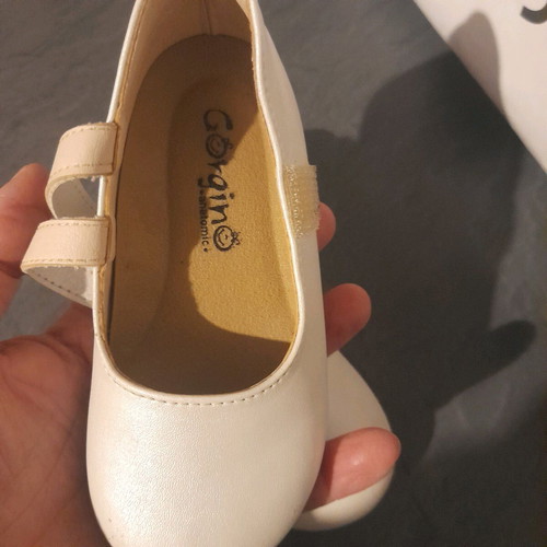 Ballerina shoes no21 anatomical with leather and soft sole, ideal for baptism
