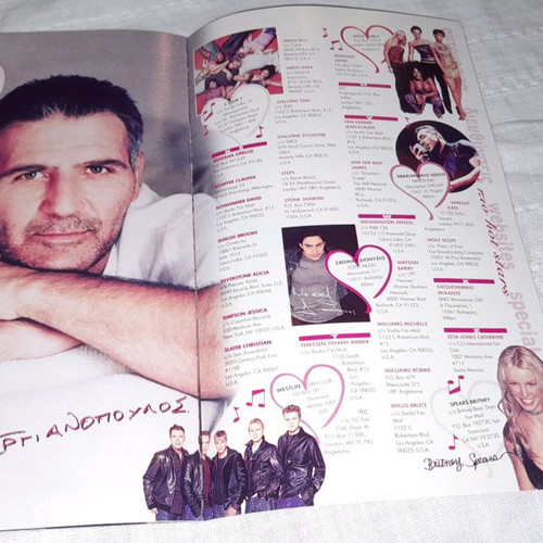 Katerina magazine insert new with autographed photos and addresses