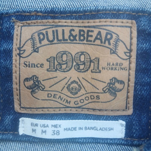 Denim jacket Pull & Bear used, blue, size M