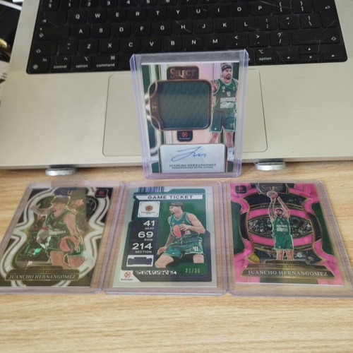 Juancho Hernangomez Panathinaikos Panini basketball card bundle