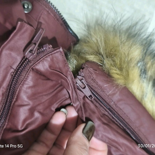 Toi&Moi waterproof parka like new, burgundy red, XL