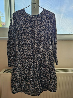 H&M dress like new, size L, black and gray