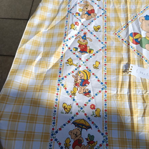 Fabrics used for patch work and crafts, all together
