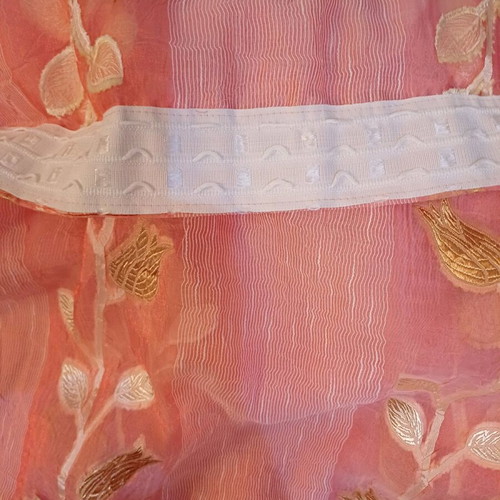 Curtain new in pink-gold 2.80×2.30