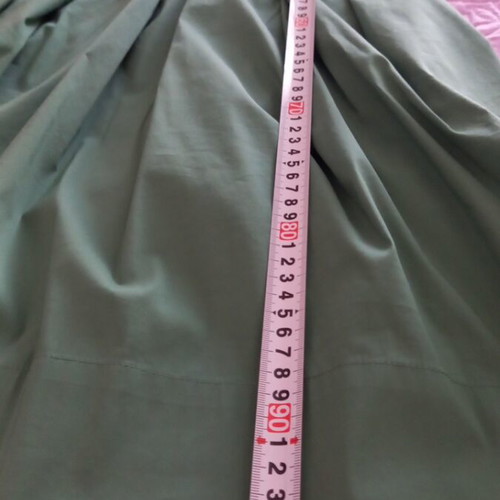 BCBG Maxazria green dress with pockets, backless, size M