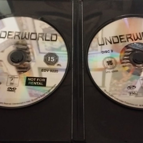 Underworld DVD used, 2 disc set with English subtitles