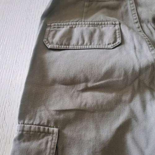 Zara green denim pants with pockets xxsmall like new