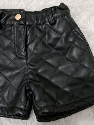 Quilted shorts used, black, 98 cm, 3 years old