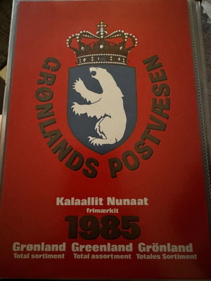 Greenland stamp booklets series 1983-1987