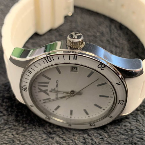 Jacques Lemans Rome Sports watch like new, white