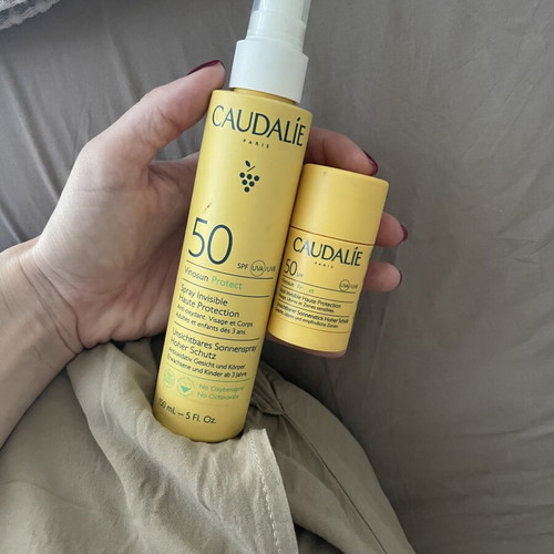Caudalie Suncream SPF 50 used for body and face