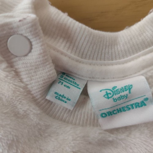 Orchestra Disney Minnie Mouse Baby Fleece Sweater Like New 9 Months