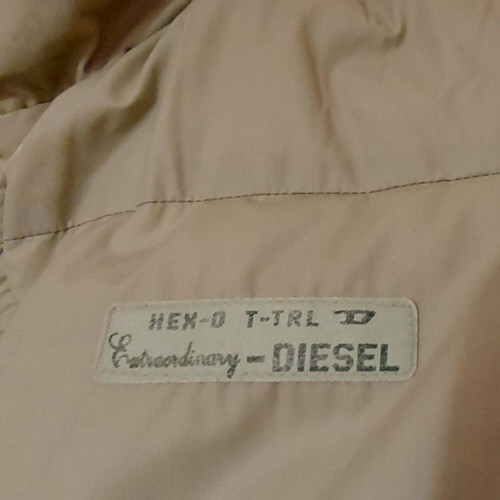 Diesel women's jacket used with down filling, small, khaki