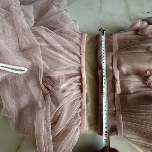 Evening dress long pink size XS like new