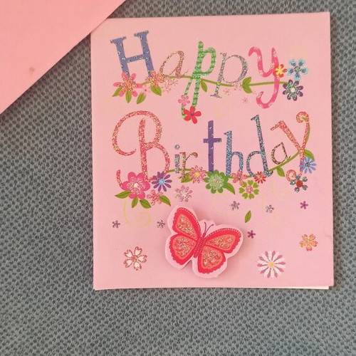 Birthday card with envelope new