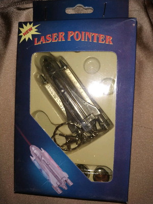 Laser pointer sealed
